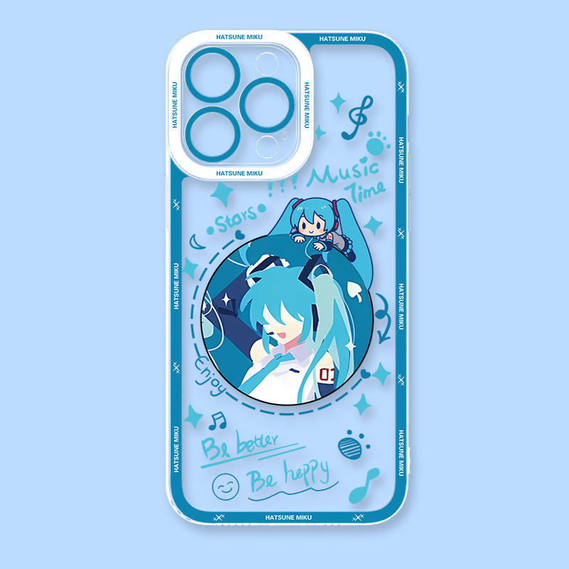 初音未來 天使眼透明手機殼