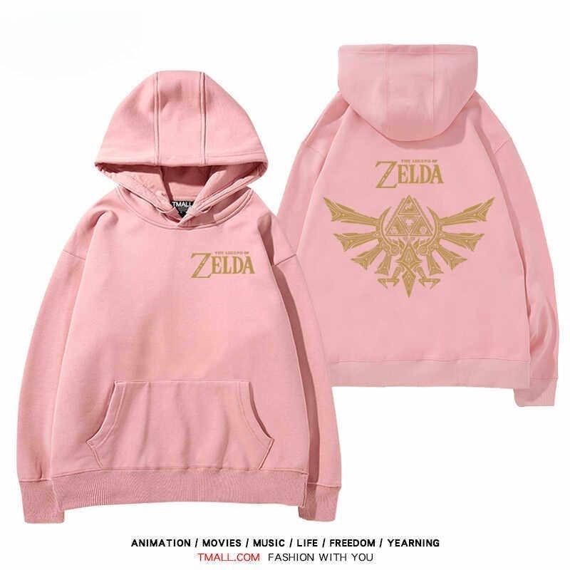 塞爾達傳說標誌王國之淚 聯名衛衣秋冬新款親子情侶裝連帽衛衣