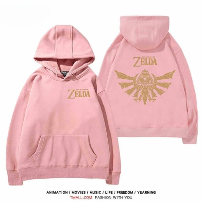 塞爾達傳說標誌王國之淚 聯名衛衣秋冬新款親子情侶裝連帽衛衣