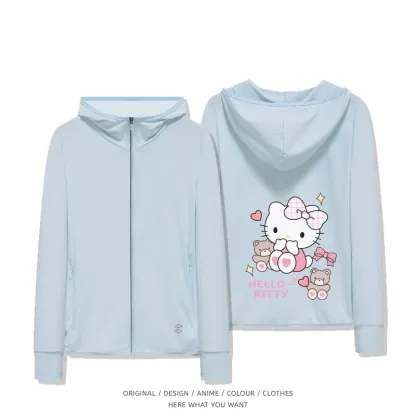 凱蒂貓 Hello Kitty 夏季通勤冰絲速乾涼感防曬外套