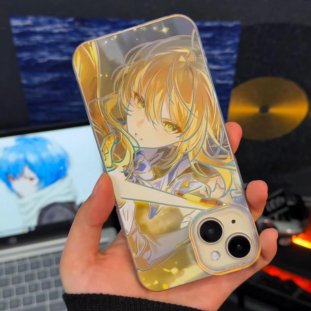 Fate/stay night極光金漸變手機殼