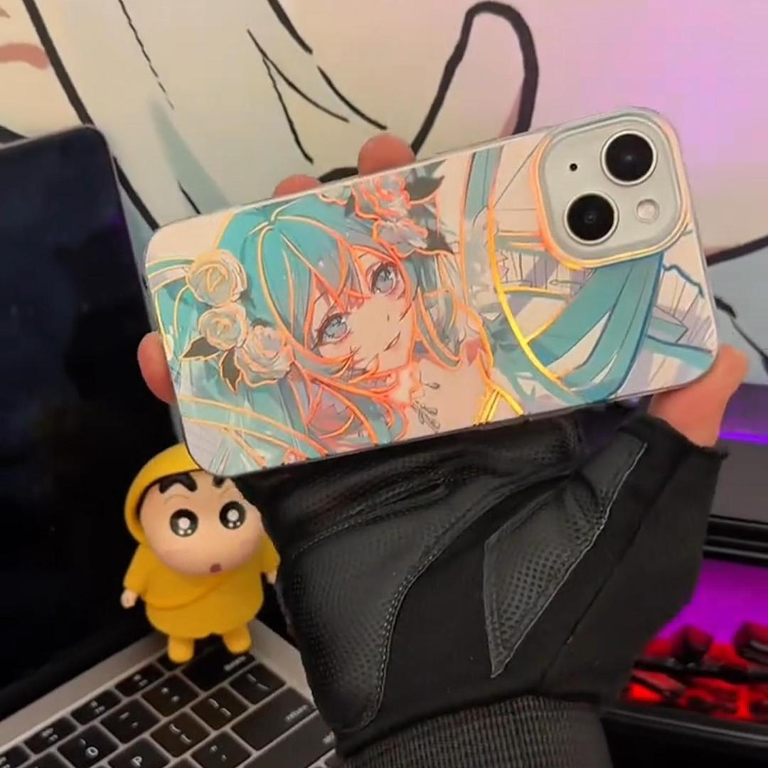 初音未來極光金防摔手機殼