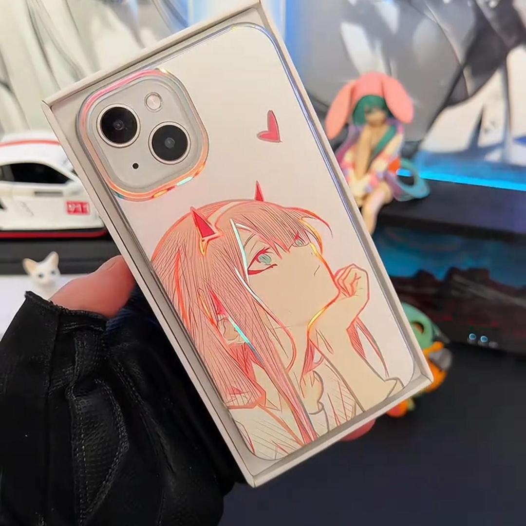 DARLING in the FRANKXX極光金漸變手機殼