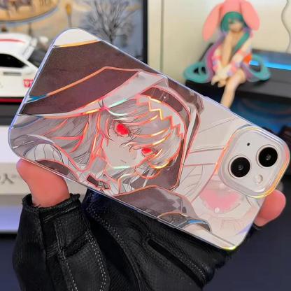 明日方舟極光金漸變手機殼