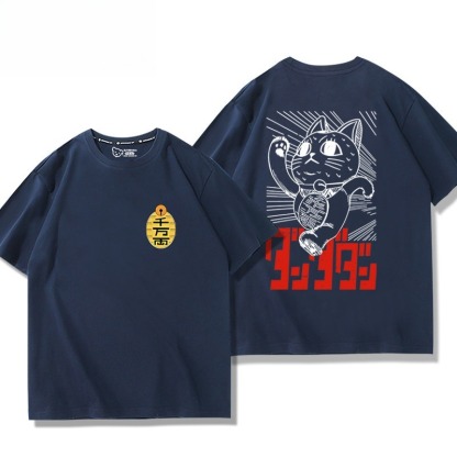 膽大黨 2026親子情侶男女同款 印花短袖T恤