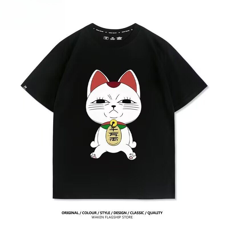 膽大黨 2026親子情侶男女同款 印花短袖T恤