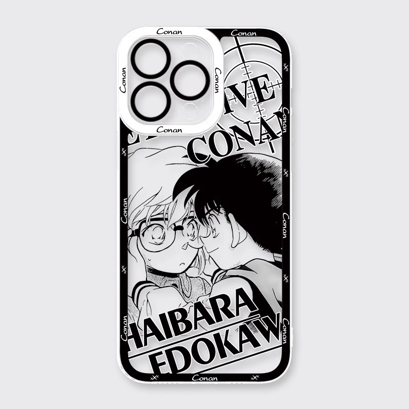 蘋果 系列名偵探柯南天使眼透明防摔軟殼