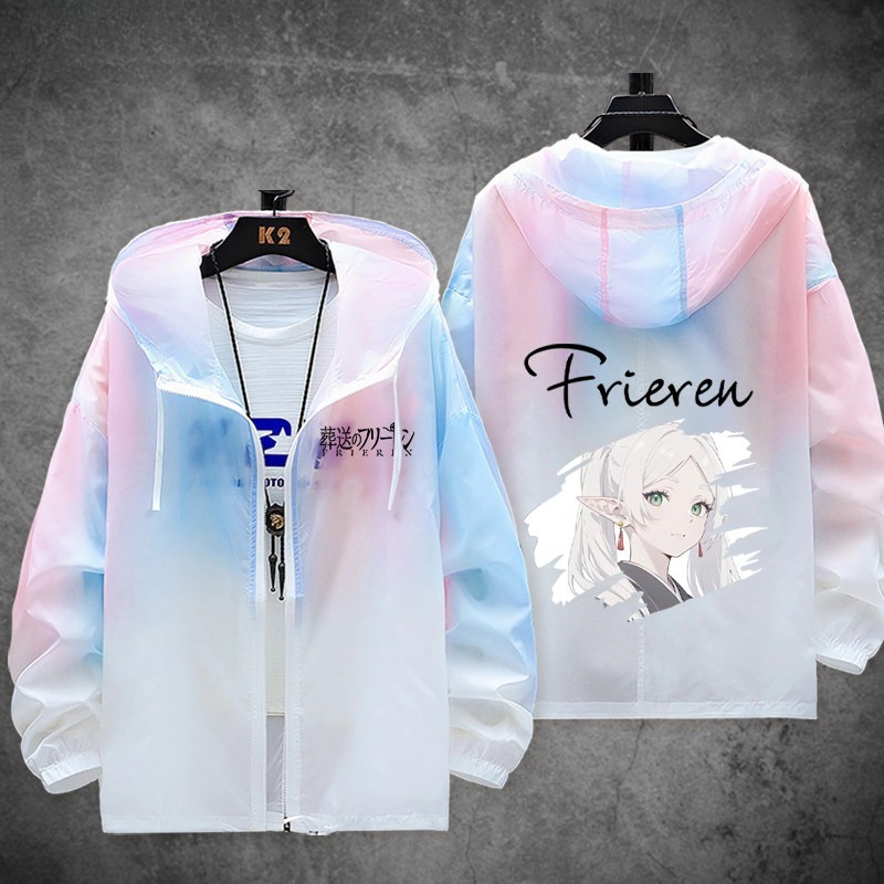 葬送的芙莉蓮 輕薄透氣漸變防曬衣外套