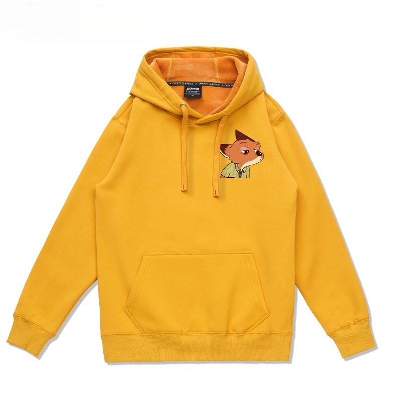 動物方城市新款 親子情侶男女連帽衛衣