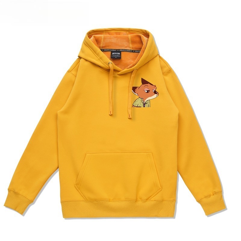 動物方城市新款 親子情侶男女連帽衛衣