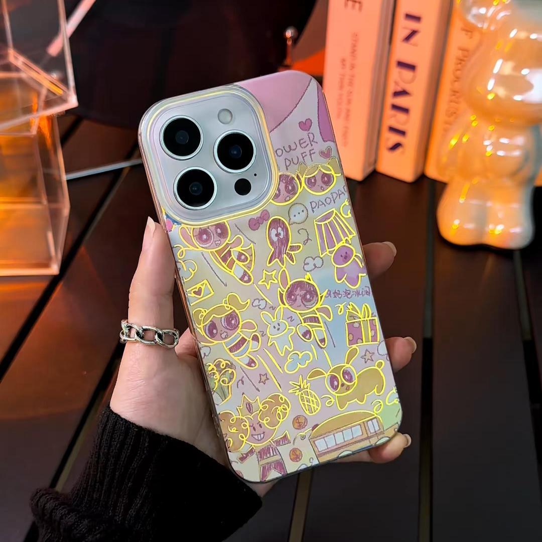 【大集合】動漫極光金漸變手機殼