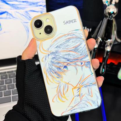 Fate/stay night極光金漸變手機殼