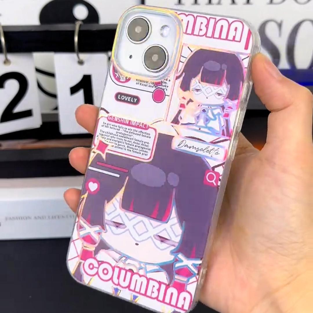 原神極光金漸變手機殼