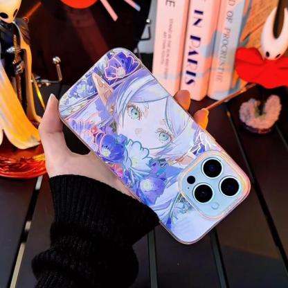 葬送的芙莉蓮極光金漸變手機殼