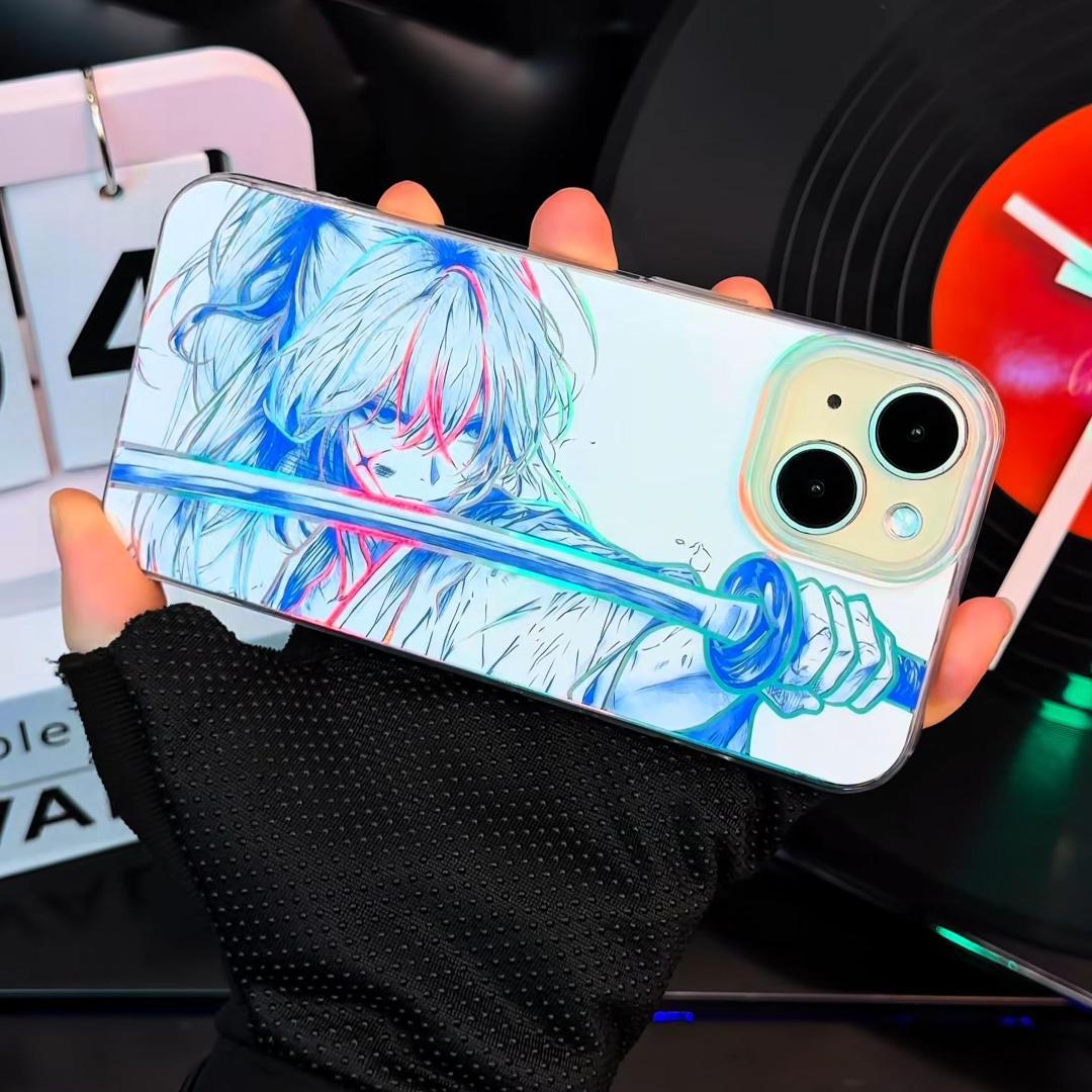 【大集合】動漫極光金漸變手機殼