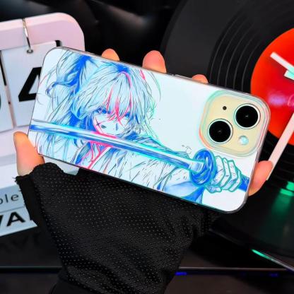 【大集合】動漫極光金漸變手機殼