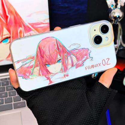 DARLING in the FRANKXX極光金漸變手機殼