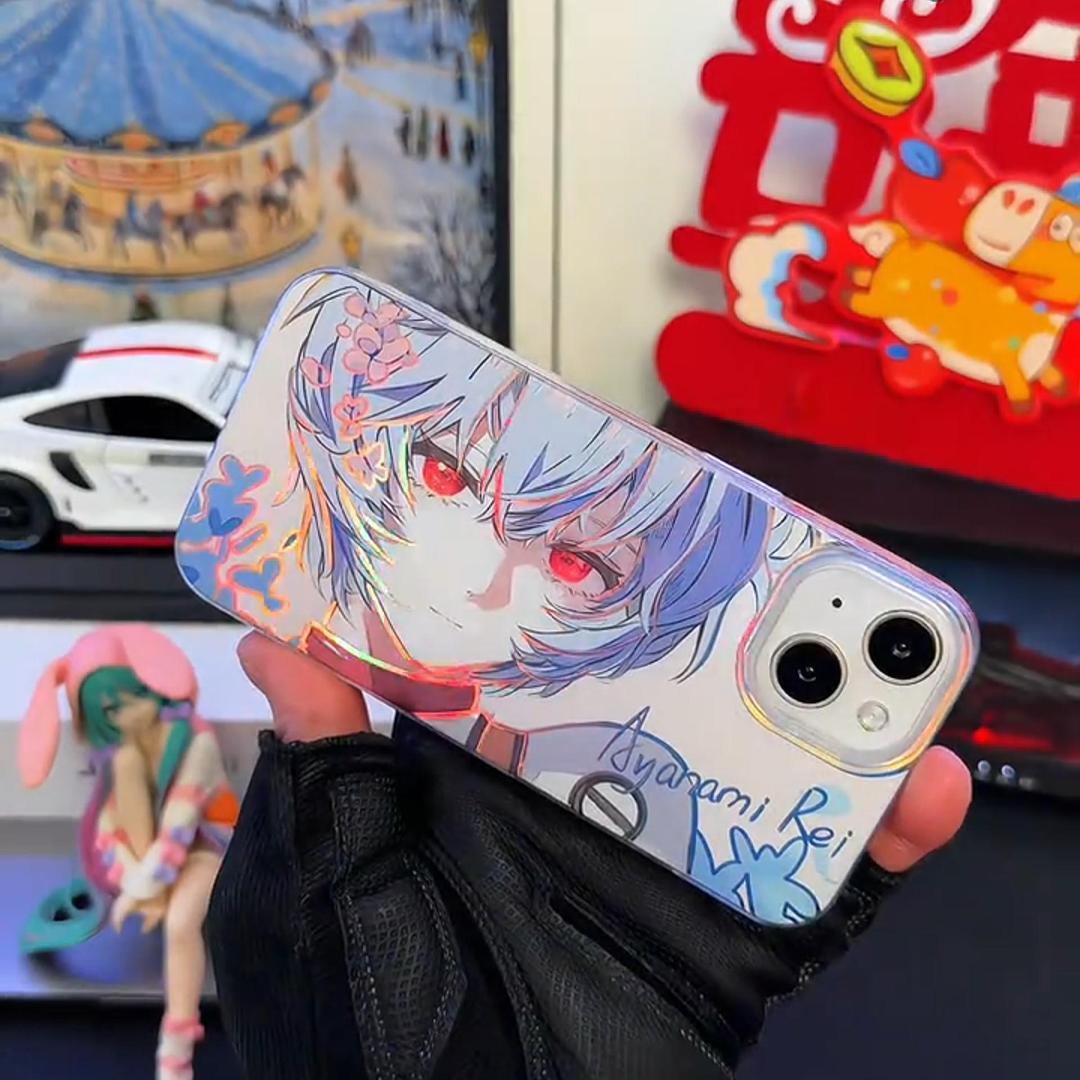 EVA新世紀福音戰士極光金漸變手機殼