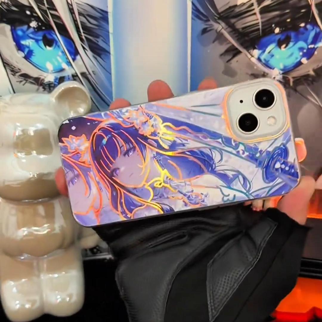 原神極光金漸變手機殼