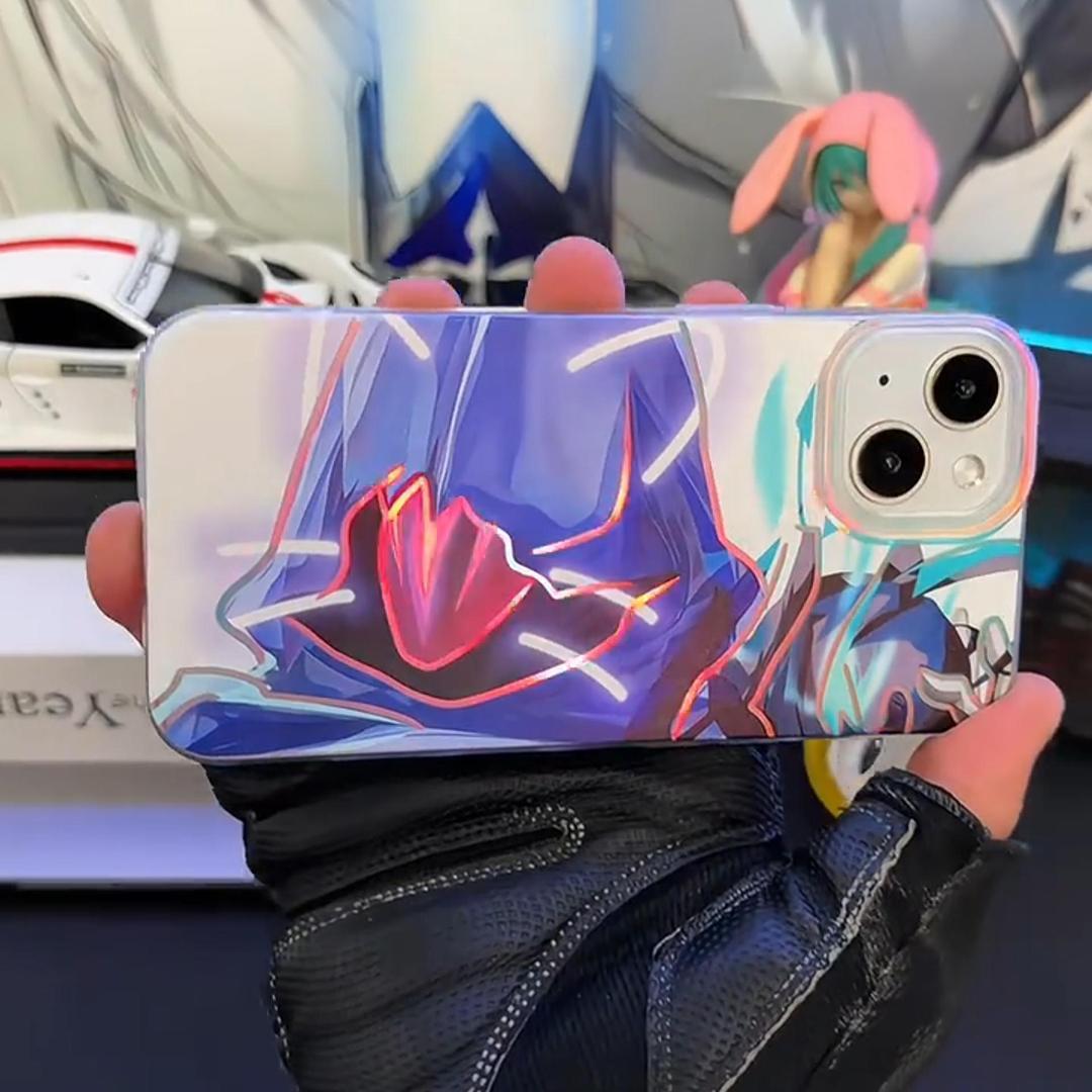 【大集合】動漫極光金漸變手機殼