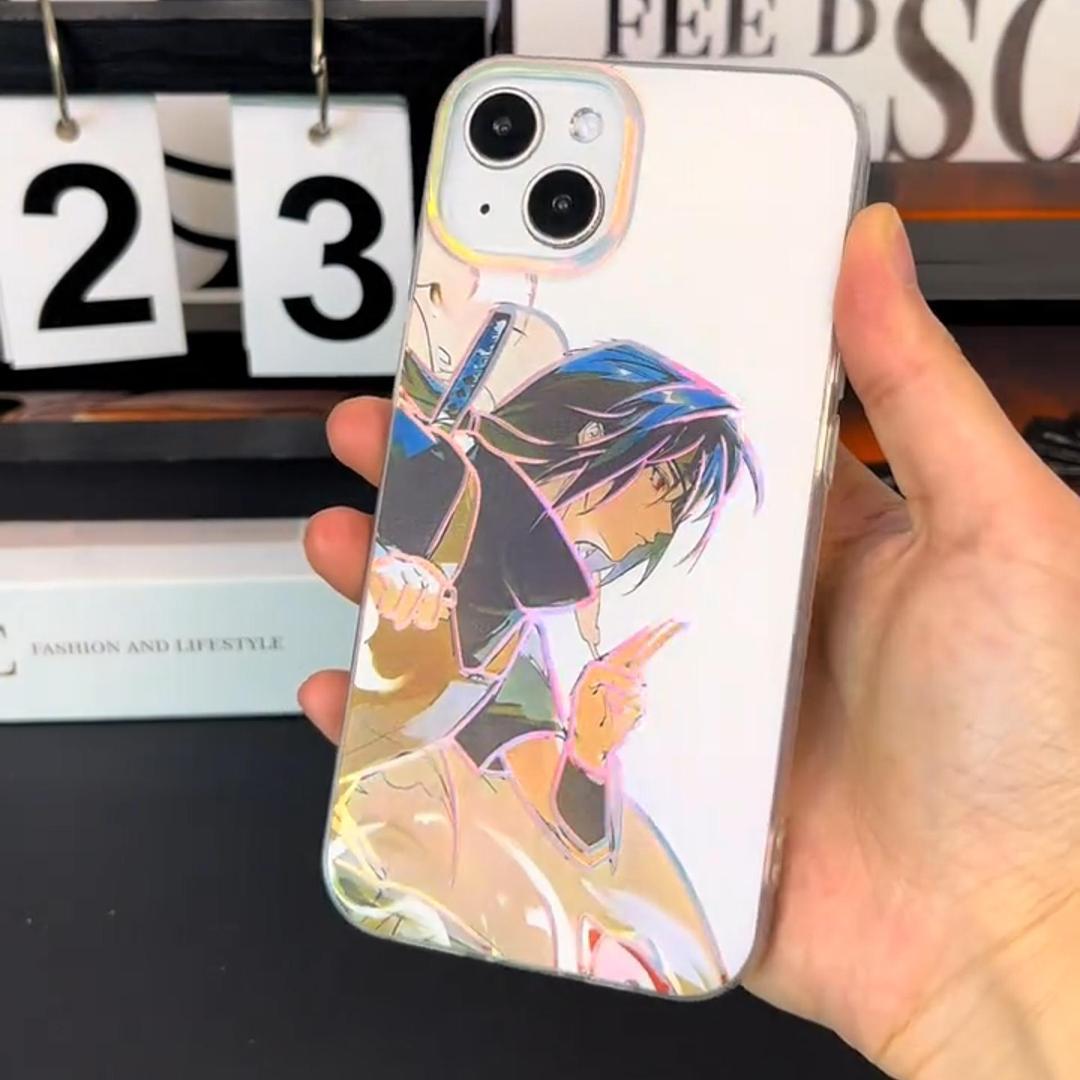 火影忍者極光金漸變手機殼