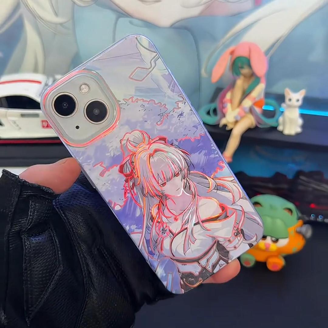 鳴潮極光金漸變手機殼