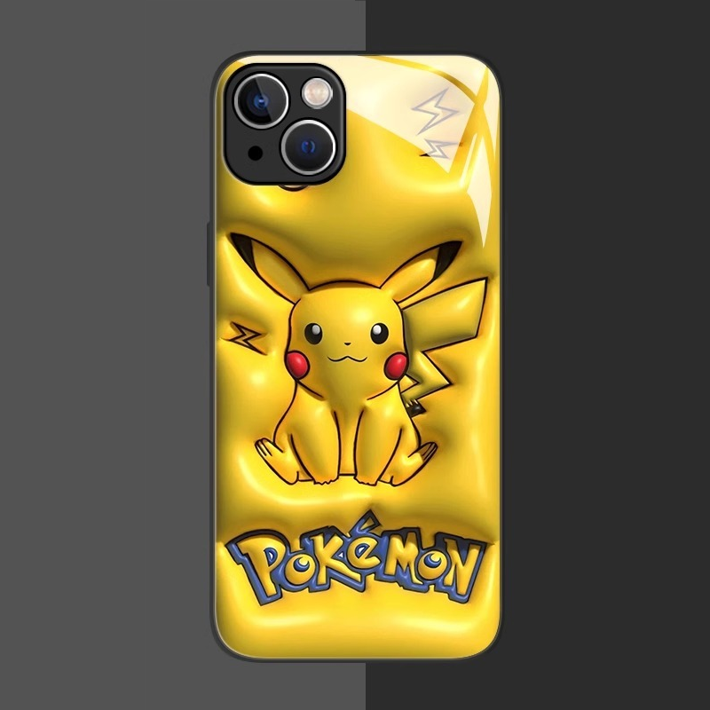 膨脹寶可夢新款高清全包防摔玻璃殼