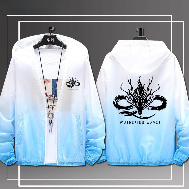 鳴潮 輕薄透氣漸變防曬衣外套