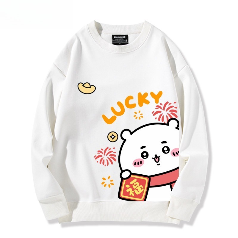 Chiikawa 聯名親子情侶裝 圓領長袖