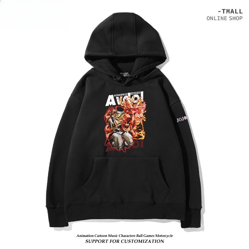 JOJO的奇妙冒險 親子情侶男女連帽衛衣