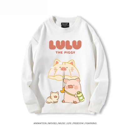 LuLu豬 聯名親子情侶裝 圓領長袖