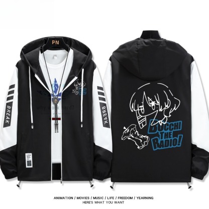 孤獨搖滾 輕薄透氣拉鏈防曬衣外套