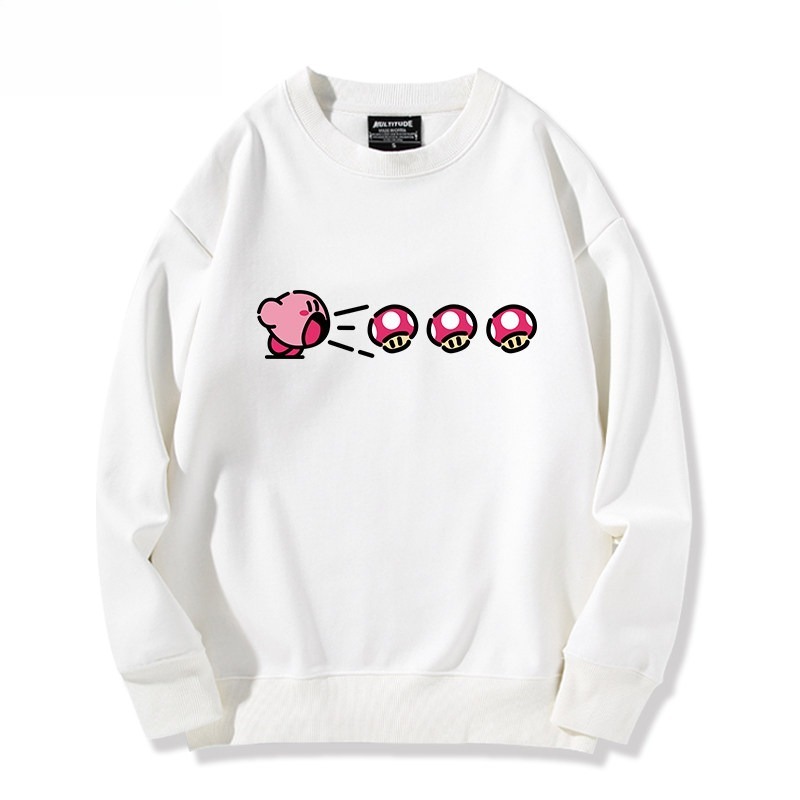 精靈寶可夢星之卡比 聯名親子情侶裝 圓領長袖