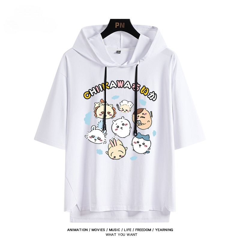 chiikawa 連帽短袖T恤