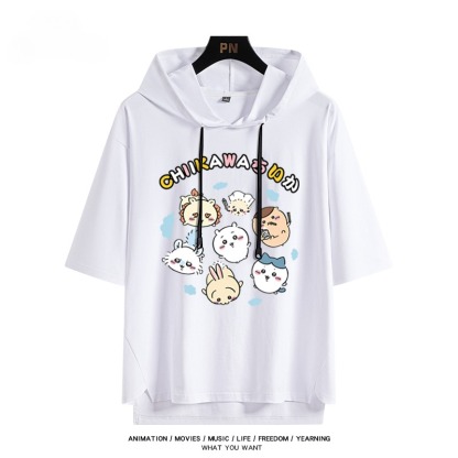 chiikawa 連帽短袖T恤