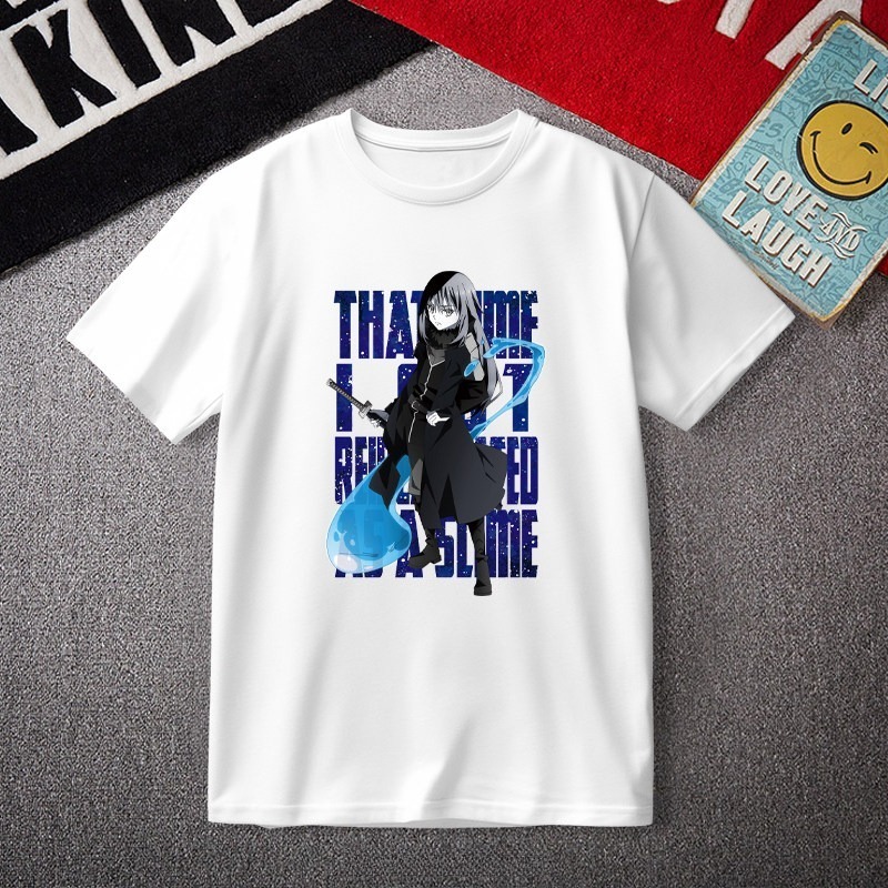 轉生史萊姆周邊 男女同款 印花短袖T恤