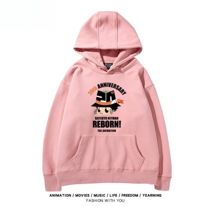 家庭教師reborn 聯名衛衣新款 親子情侶裝連帽衛衣