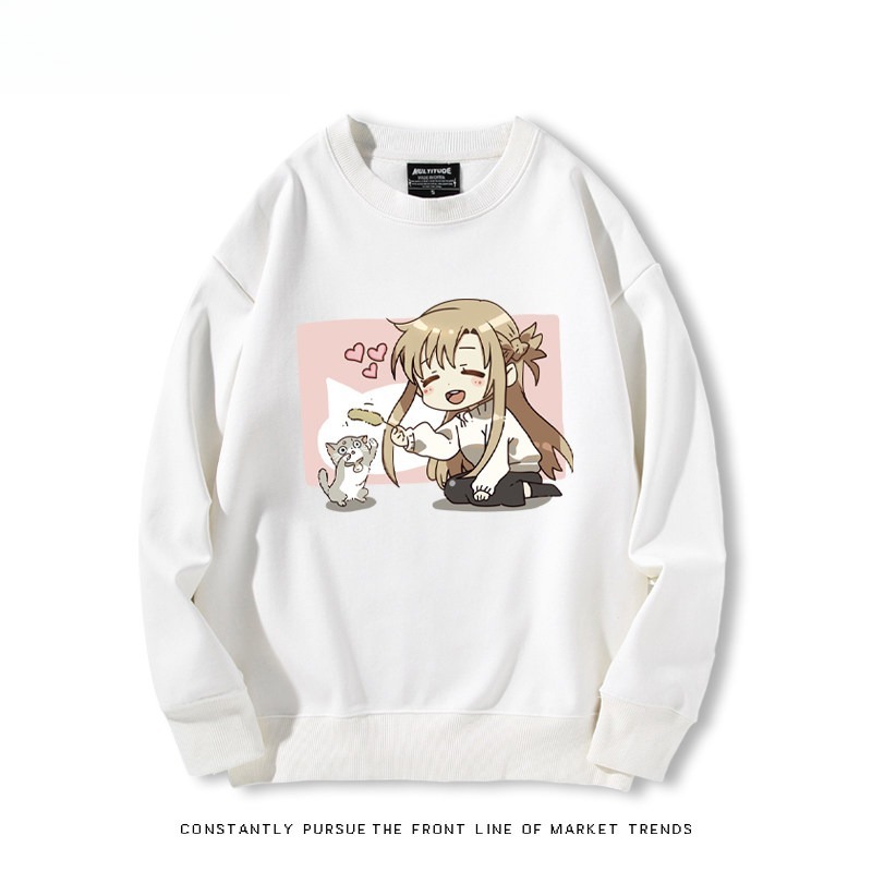 刀劍神域 聯名親子情侶裝 圓領長袖