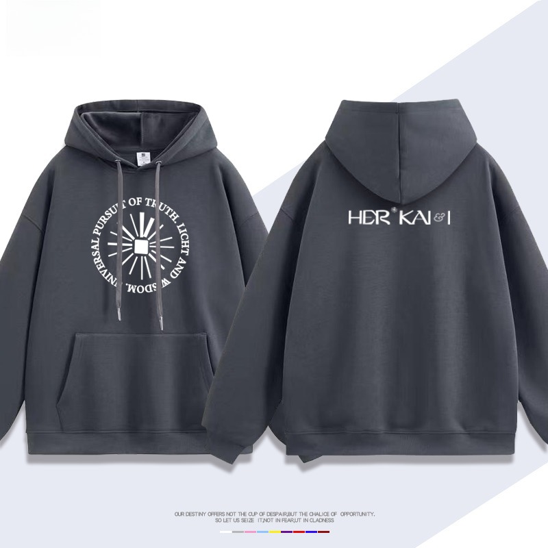 欧文同款 聯名衛衣2026秋冬新款 親子情侶裝連帽衛衣