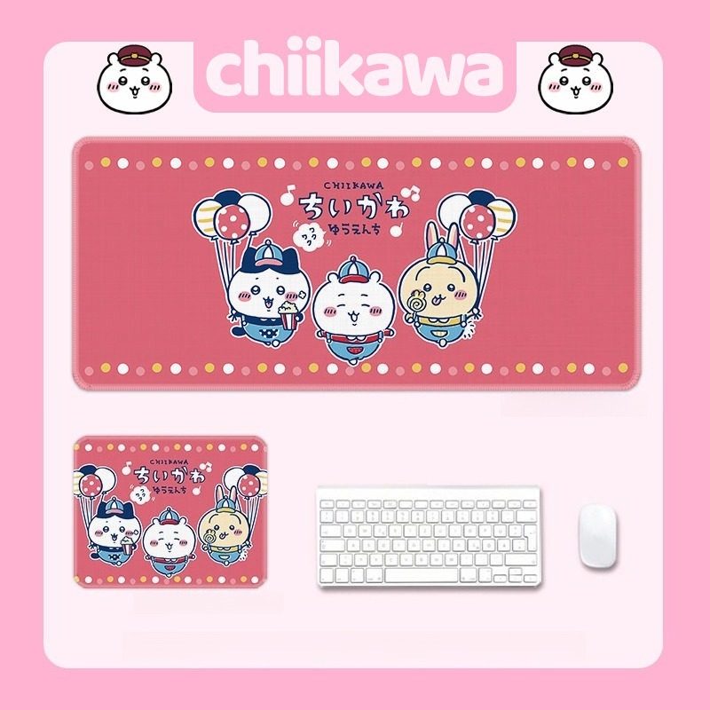 Chiikawa吉伊卡哇 主題桌墊 布質滑鼠墊