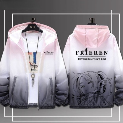 葬送的芙莉蓮 輕薄透氣漸變防曬衣外套