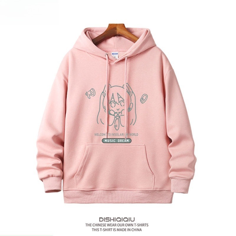 初音未來 聯名衛衣新款 親子情侶裝連帽衛衣