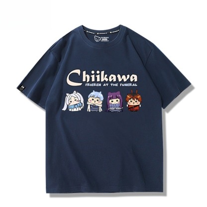 Chiikawa X 葬送的芙莉蓮  印花短袖T恤
