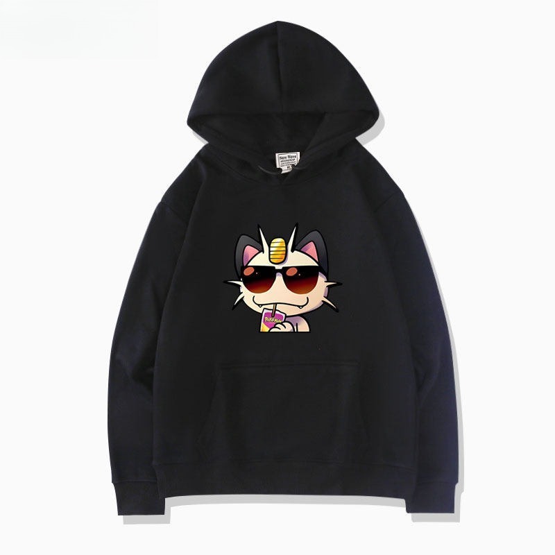 寶可夢火箭隊 聯名衛衣新款 親子情侶裝連帽衛衣