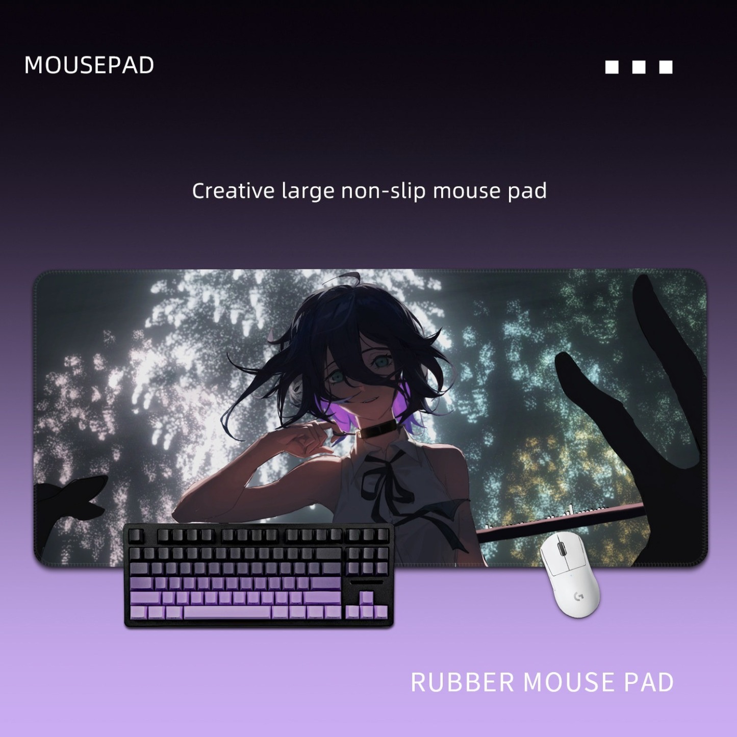 鏈鋸人蕾塞 主題桌墊 布質滑鼠墊