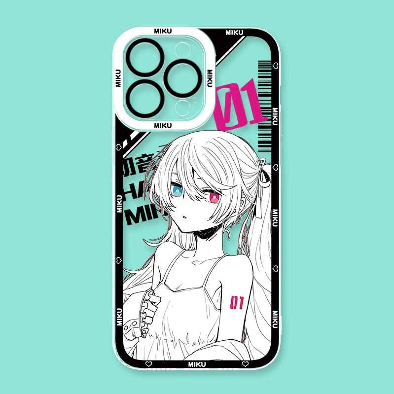 初音未來天使眼透明防摔軟殼