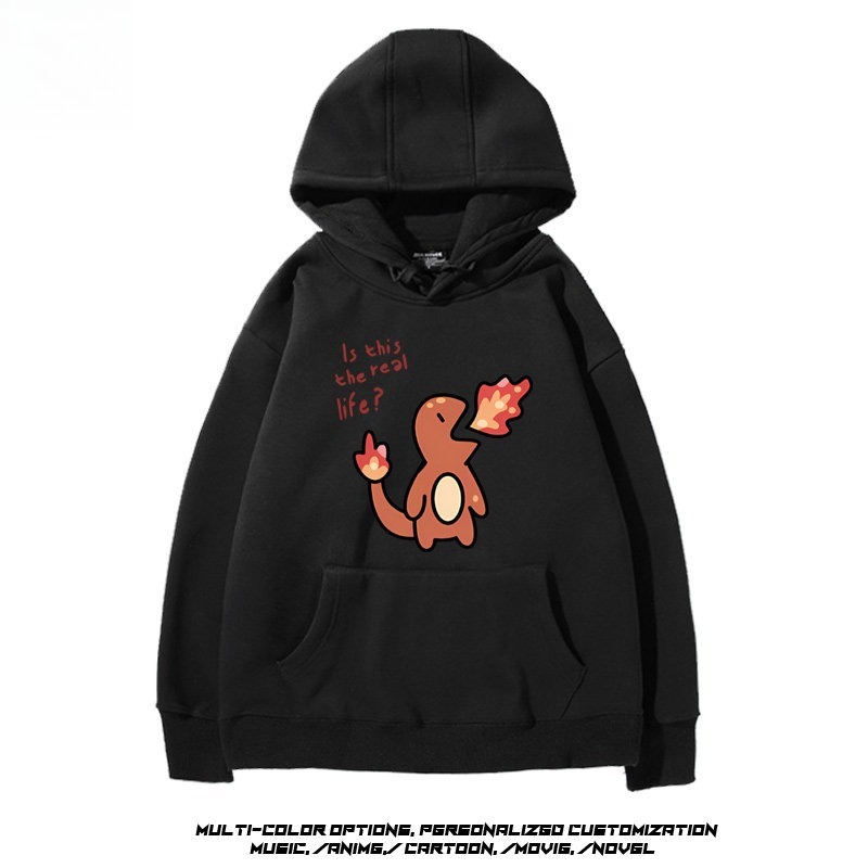 精靈寶可夢 聯名衛衣新款 親子情侶裝連帽衛衣