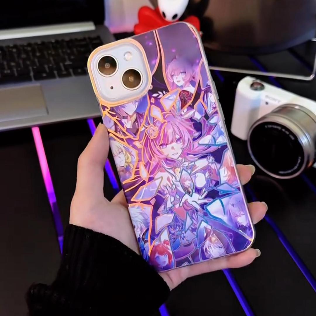 鳴潮極光金漸變手機殼