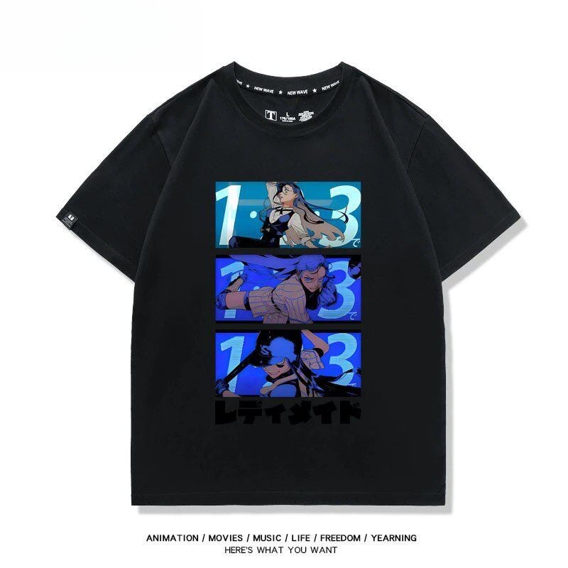 Ado歌手 2026親子情侶男女同款 印花短袖T恤