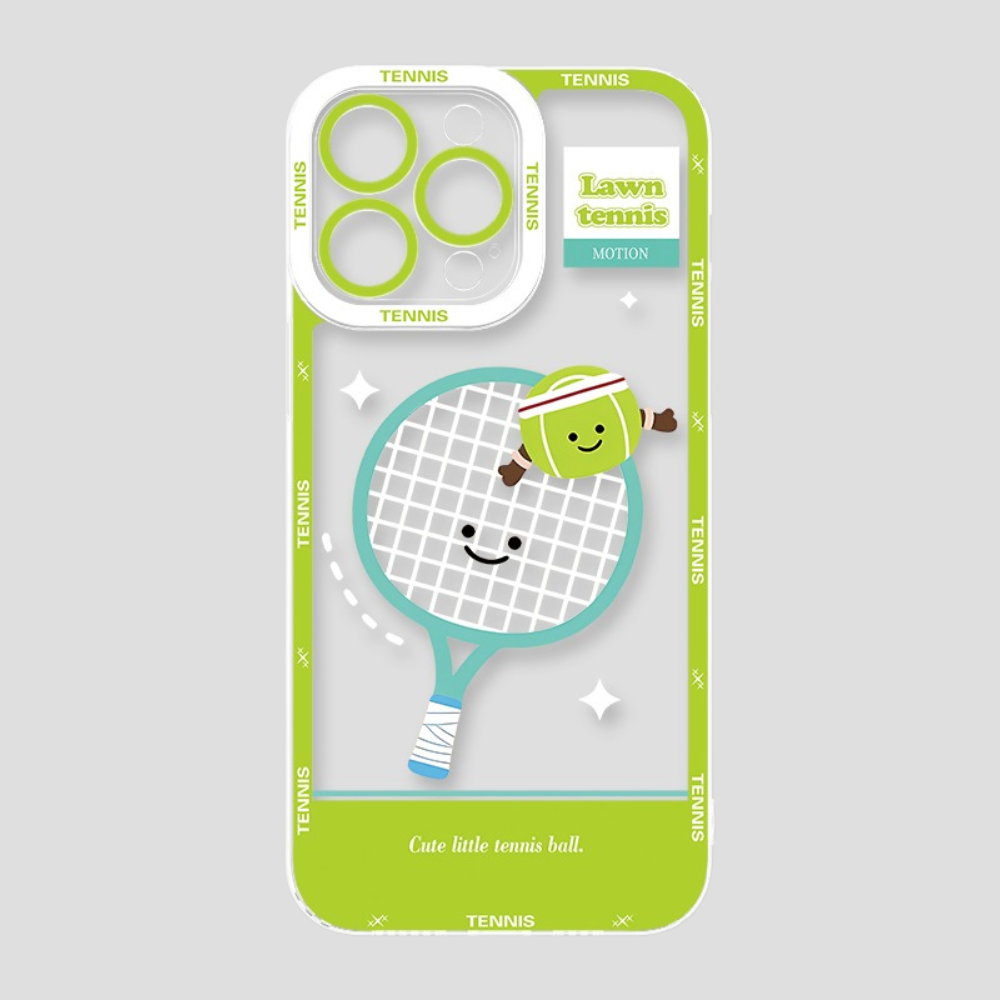 羽毛球天使眼透明防摔軟殼